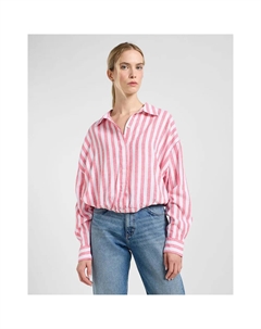 Рубашка с длинным рукавом Elasticated, розовый Lee