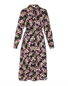 Платье-рубашка Fashion Look, черный Usha