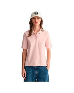 Поло с коротким рукавом Slim Shield, розовый Gant