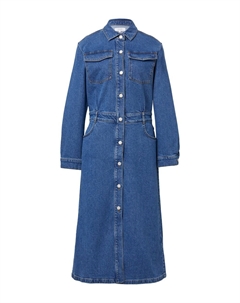 Платье-рубашка, синий деним Comma casual identity