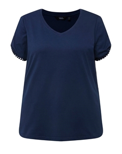 Рубашка, темно-синий Ulla popken