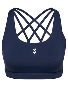 Спортивный бюстгальтер-бралетт, синий Hummel