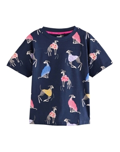 Короткий пижамный комплект, темно-синий Next