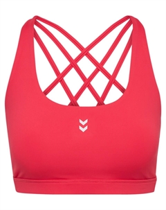 Спортивный бюстгальтер-бралетт, красный Hummel