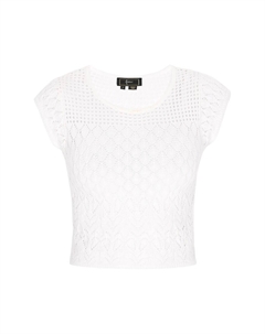 Вязаный топ, белый Faina