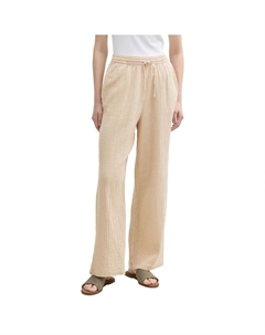 Брюки Textured Soft, бежевый Tom tailor