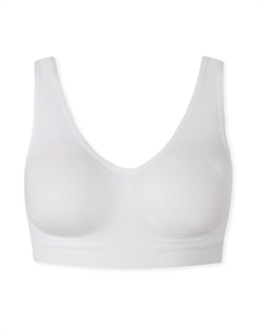 Бюстгальтер-бралетт Casual Seamless, белый Schiesser