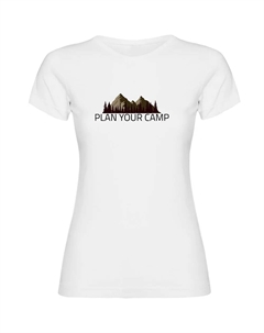 Футболка с коротким рукавом Plan Your Camp, белый Kruskis
