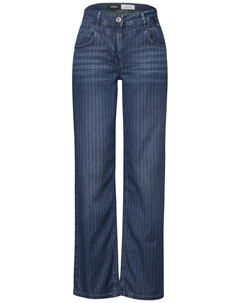 Джинсы с широкими штанинами Weite, синий Cecil