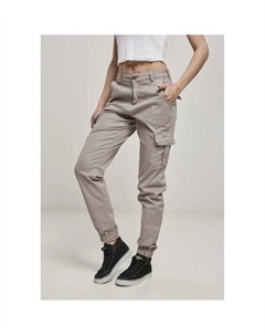 Брюки карго Big high waist, розовый Urban classics