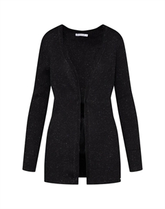 Вязаный кардиган 6NU002, пятнистый черный Quiosque