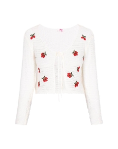 Вязаный кардиган, белый Mymo