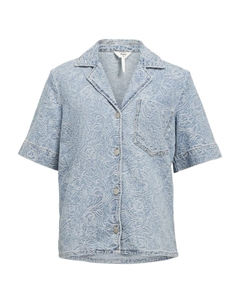 Блуза OBJMirwa, цвет Blue denim/Light blue Object