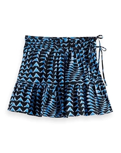 Юбка UFS00724M short skirt, синий Scotch&soda