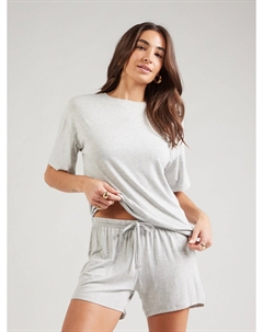 Короткий пижамный комплект, пятнистый серый Tom tailor