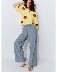 Широкие брюки, цвет Navy/Green Next