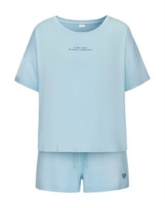 Короткий пижамный комплект, темно-синий/светло-синий S.oliver