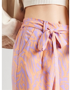 Свободные брюки со складками спереди ONLNOVA, оранжевый Only