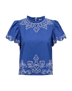 Топ Vera, королевский синий Jdy