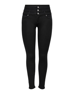 Узкие джинсы Royal, черный деним Only