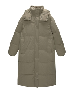 Зимнее пальто, оливковый Pull & bear