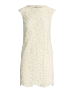 Платье, кремовый Lauren ralph lauren