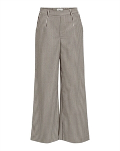 Широкие брюки OBJLisa, темно-серый Object