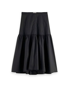 Юбка UFS00599M long skirt, черный Scotch&soda