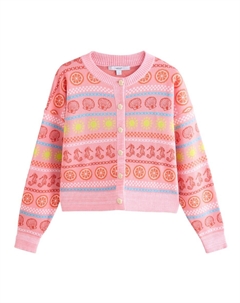 Вязаный кардиган, розовый Next