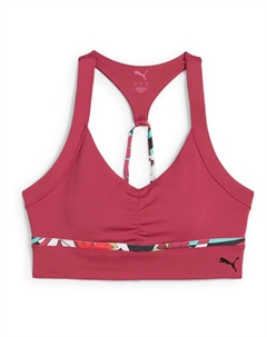 Спортивный бюстгальтер 4Keeps Tropical sports bra, розовый Puma