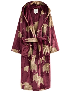 Халат, бордовый Next