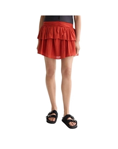 Юбка Crinkle Gauze Gathered Smocked short skirt, красный Scotch&soda