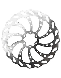 Тормозной диск Wavy, серебряный Clarks