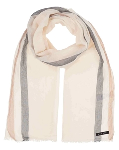 Шарф, белый Bugatti