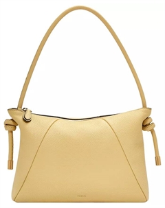 Кожаная сумка Willa Medium через плечо, желтый Fossil