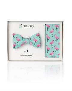 Галстук-бабочка Set Tubbs, бирюзовый Fafigo