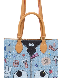 Сумка Pop Eyetheme, цвет Blue denim/Light blue Mymo