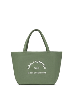 Сумка-шоппер Rue St-Guillaume, хаки Karl lagerfeld