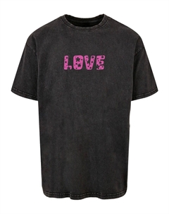 Рубашка Valentines Day - Flowers Love, антрацит Merchcode