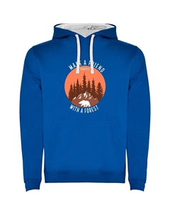 Худи Make A Friend, синий Kruskis