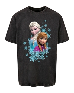 Рубашка Frozen - Elsa And Anna Sisters, антрацит Absolute cult