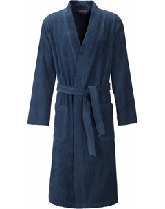 Халат мужской "Адам" (1 шт.), велюр, форма кимоно, синий Egeria