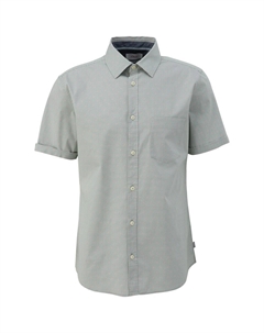 Рубашка на пуговицах классического кроя, зеленый S.oliver