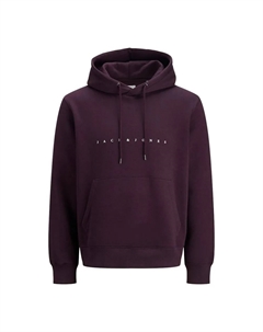 Худи Star Plus Size, фиолетовый Jack & jones