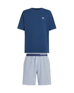 Короткая пижама Ikon, темно-синий Karl lagerfeld