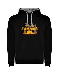 Худи Hello Summer, черный Kruskis