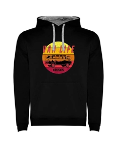Худи Van Life Sunset, черный Kruskis