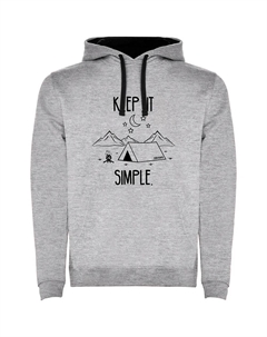 Худи Keep It Simple, серый Kruskis