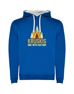 Худи One With Nature, синий Kruskis