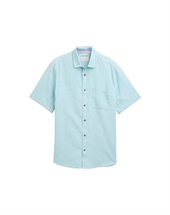 Рубашка с коротким рукавом 1045098, синий Tom tailor